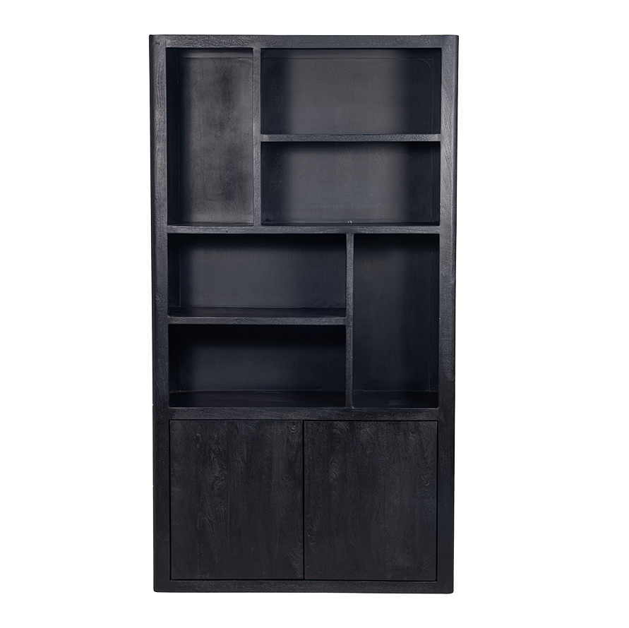 Opbergkast – Tenna – Zwart – 120 x 220 cm – Tower Living