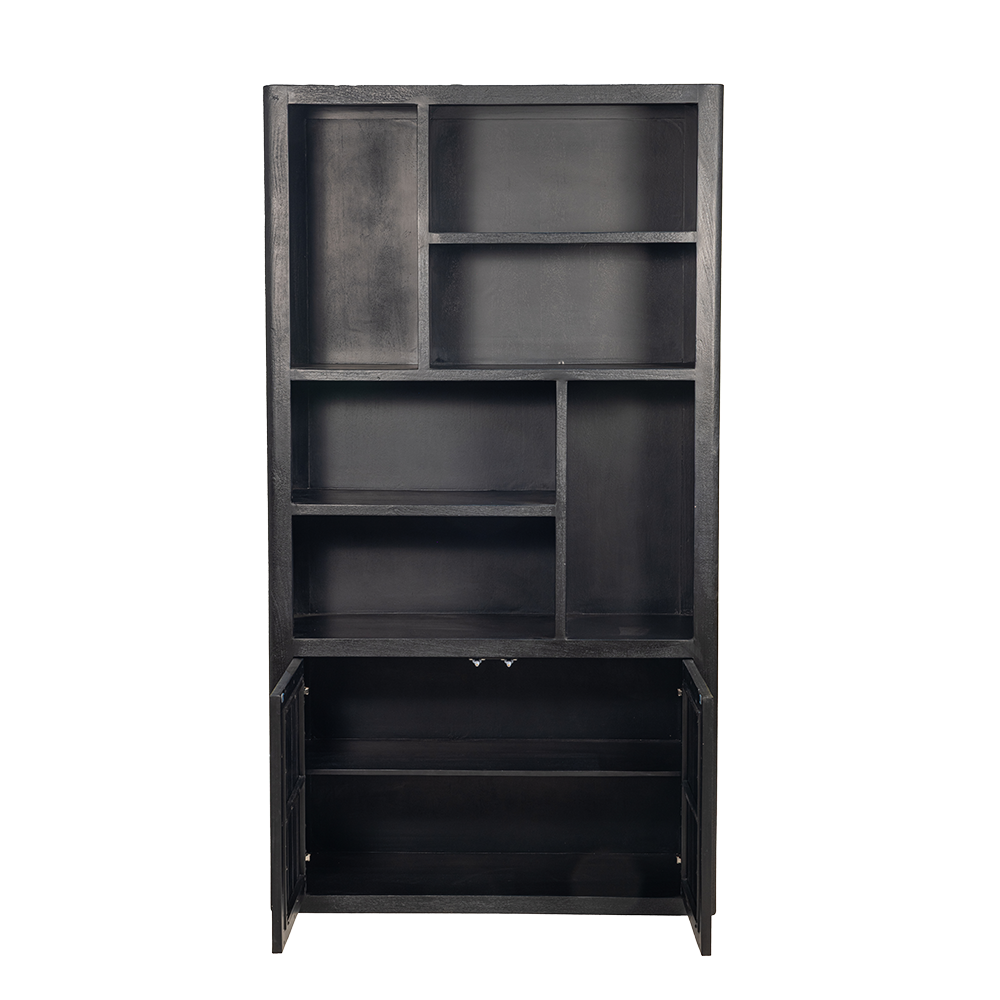 Opbergkast – Tenna – Zwart – 120 x 220 cm – Tower Living