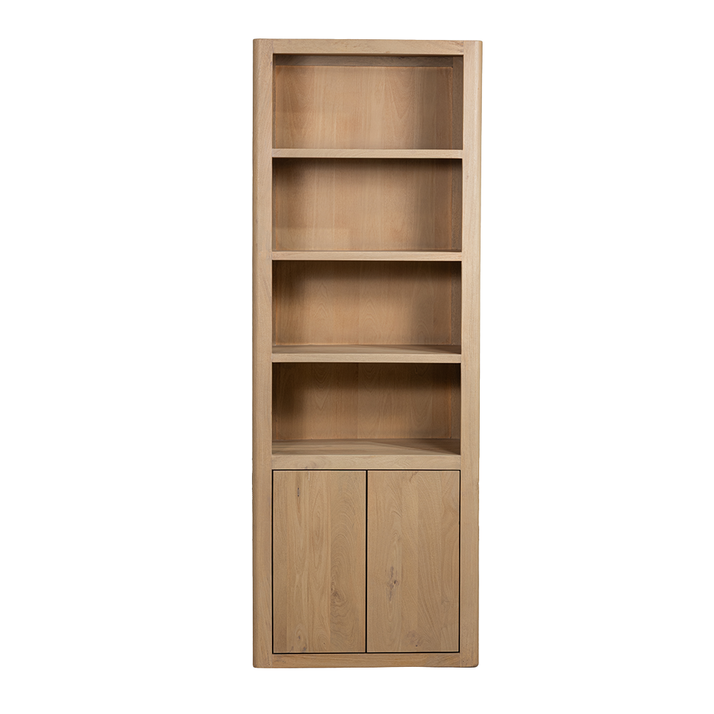 Boekenkast – Tenna – Naturel – 80 x 220 cm – Tower Living