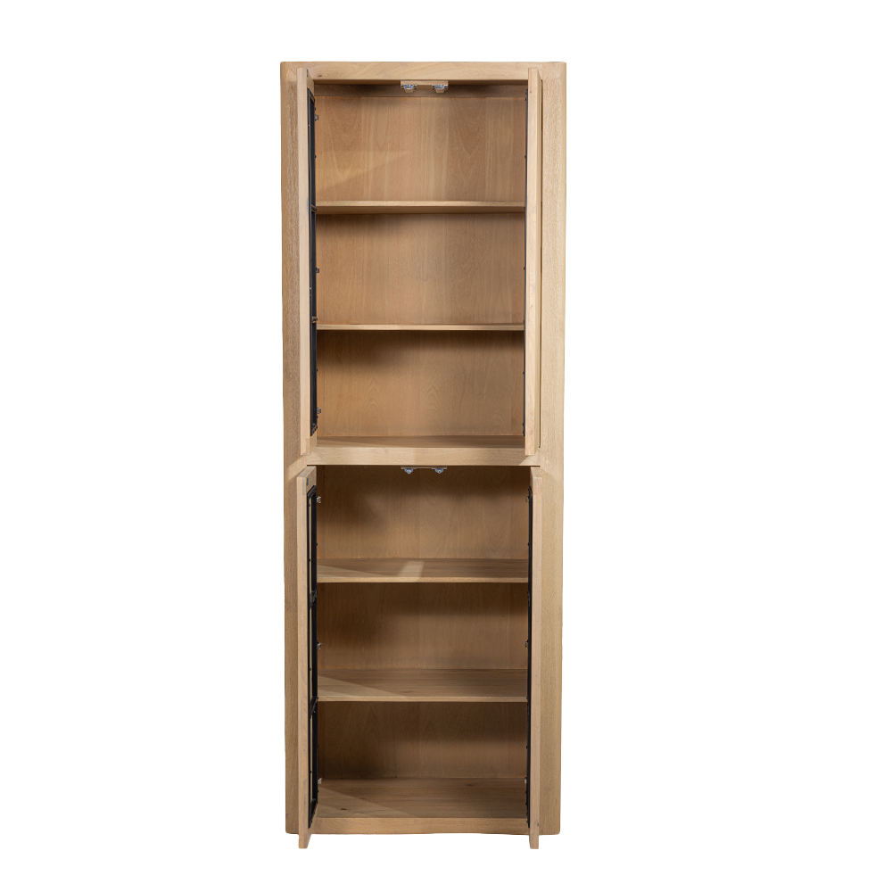 Opbergkast – Tenna – Naturel – 80 x 220 cm – Tower Living