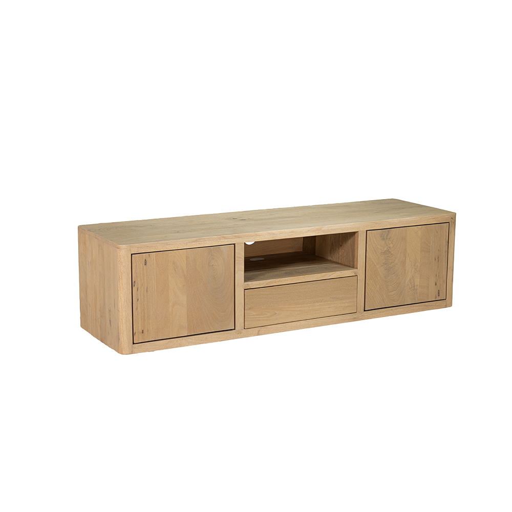 TV-Meubel – Tenna – Naturel – 150 x 40 cm – Tower Living