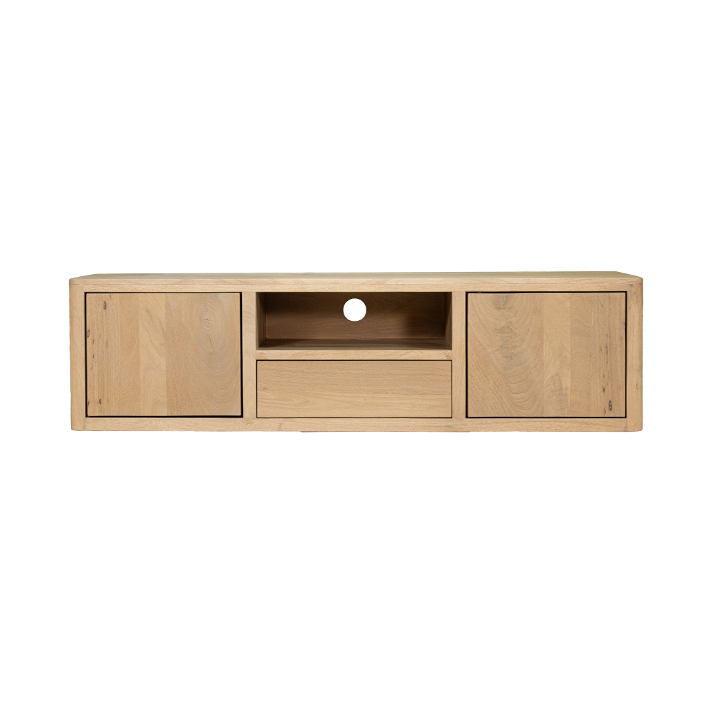 TV-Meubel – Tenna – Naturel – 150 x 40 cm – Tower Living