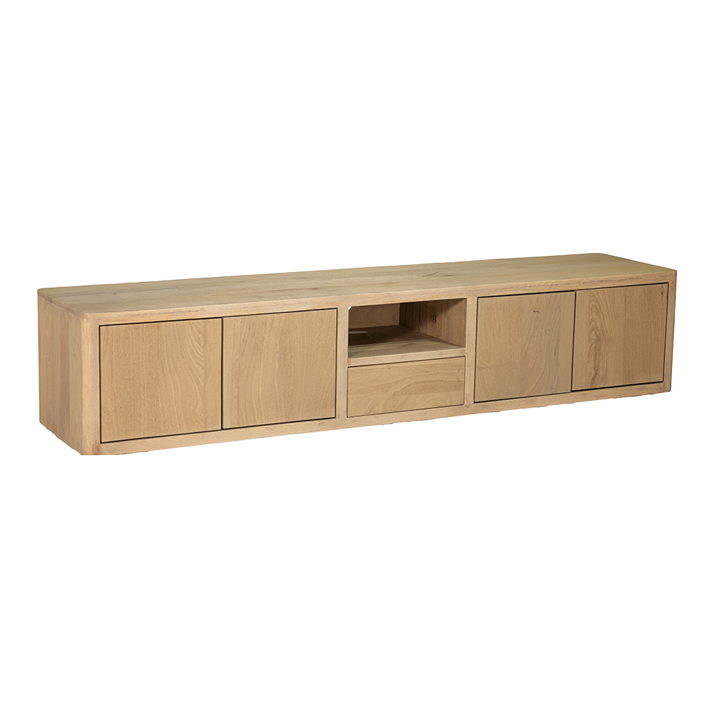 TV-Meubel – Tenna – Naturel – 200 x 40 cm – Tower Living