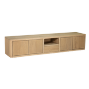 TV-meubel Tenna – Naturel – 200 x 40 cm | Tower Living
