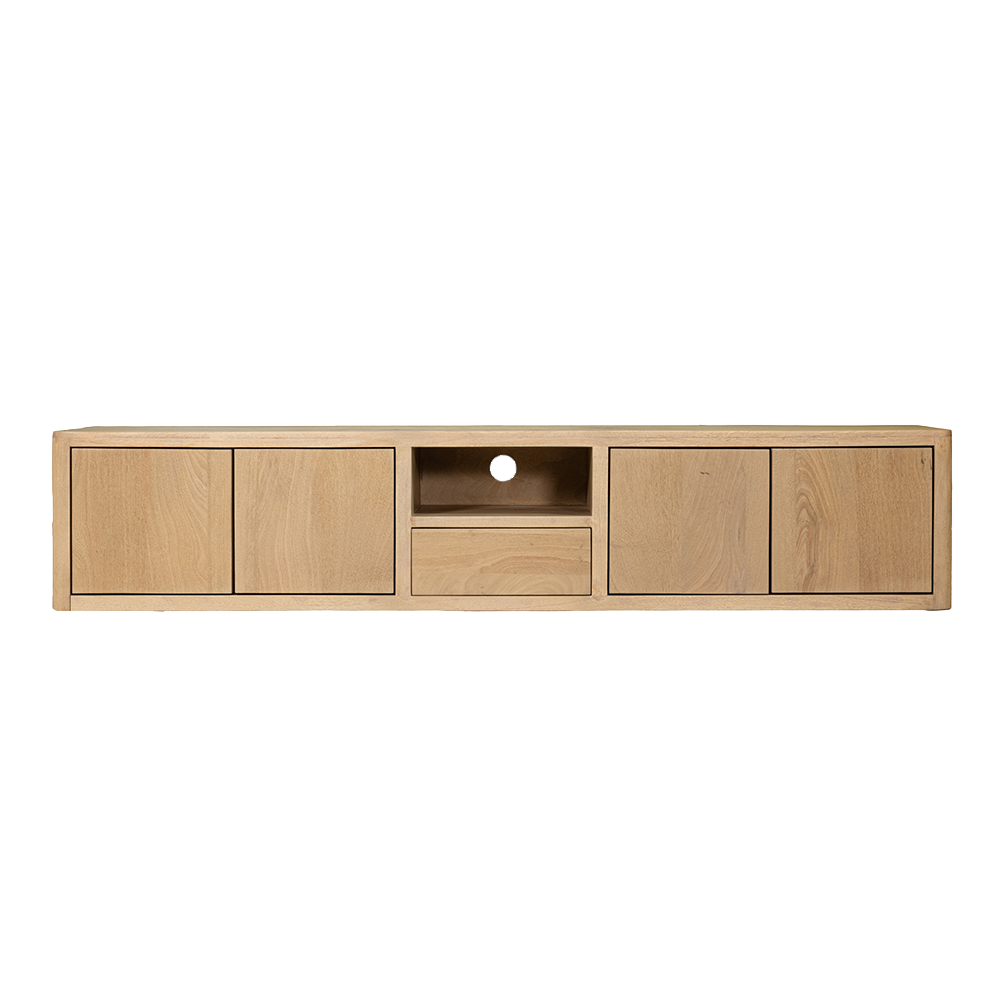 TV-Meubel – Tenna – Naturel – 200 x 40 cm – Tower Living