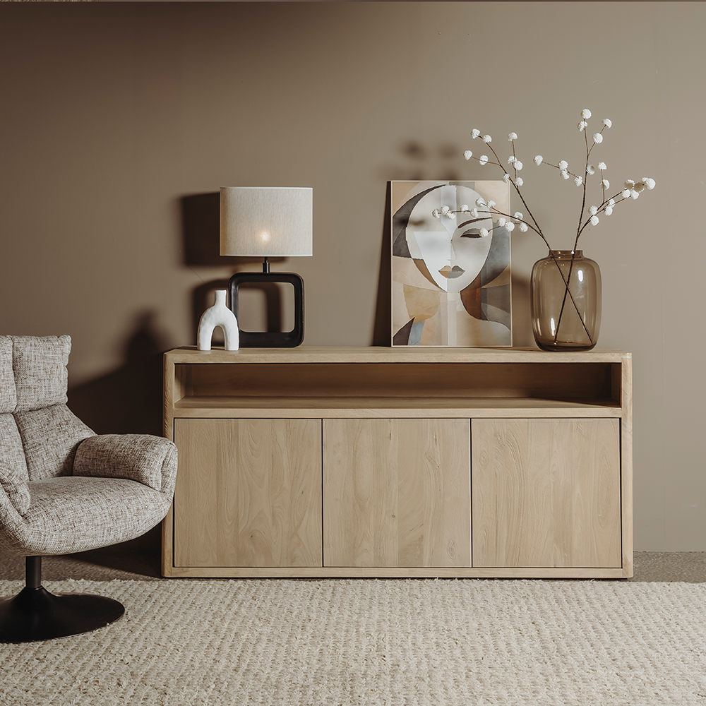 Fauteuil – Force – Beige/Bruin – Tower Living