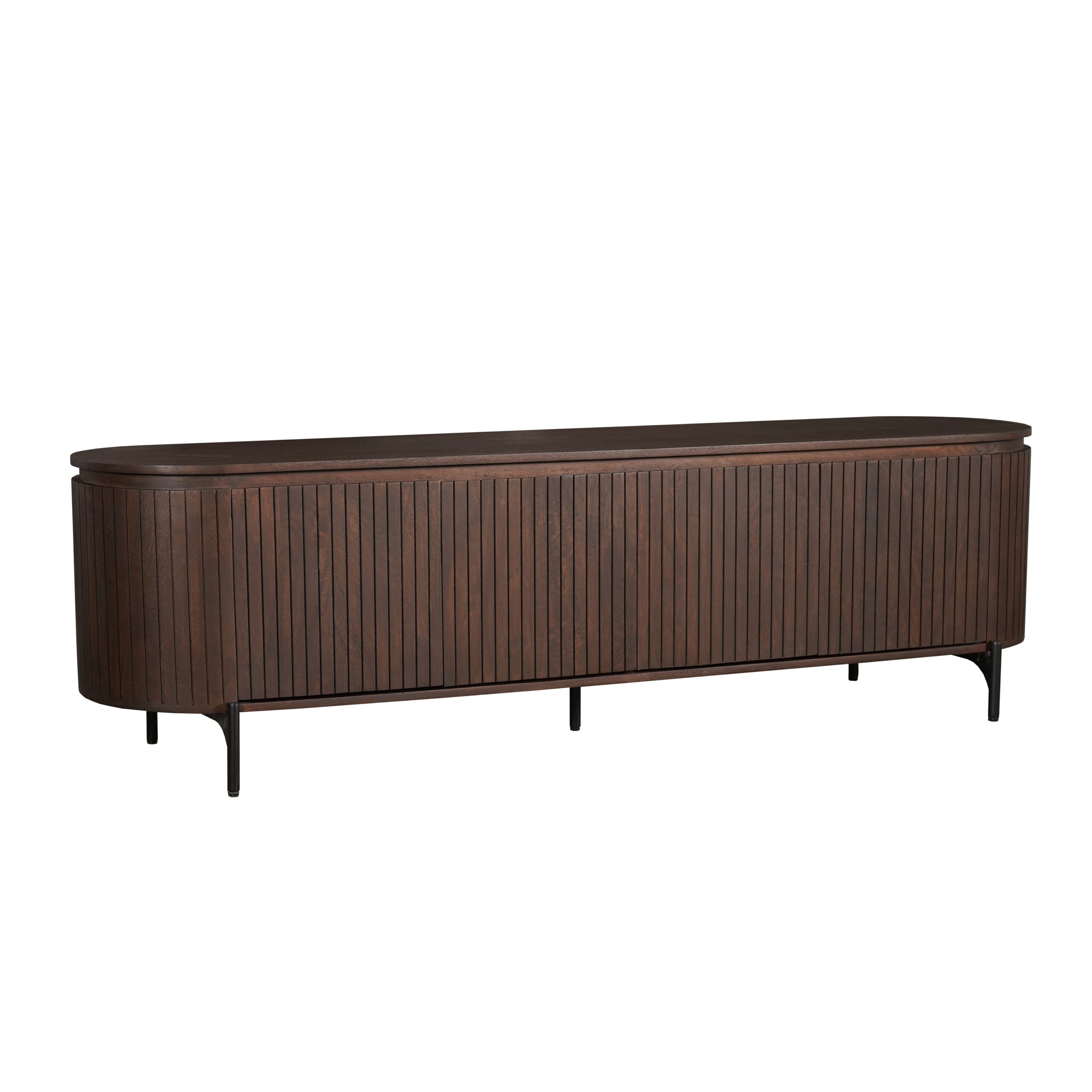 Tv-meubel Solana Bruin Mangohout 210 cm
