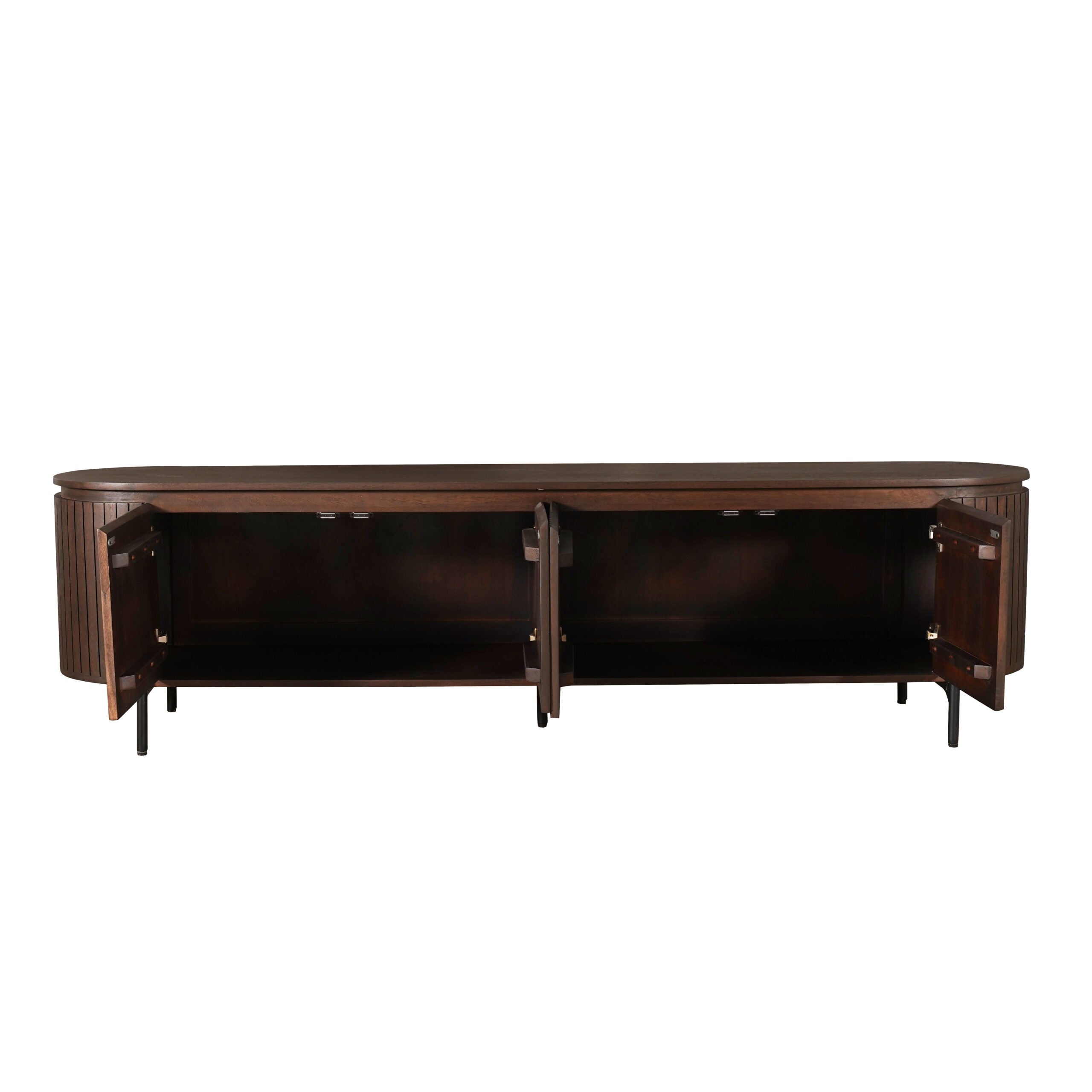 Tv-meubel Solana Bruin Mangohout 210 cm