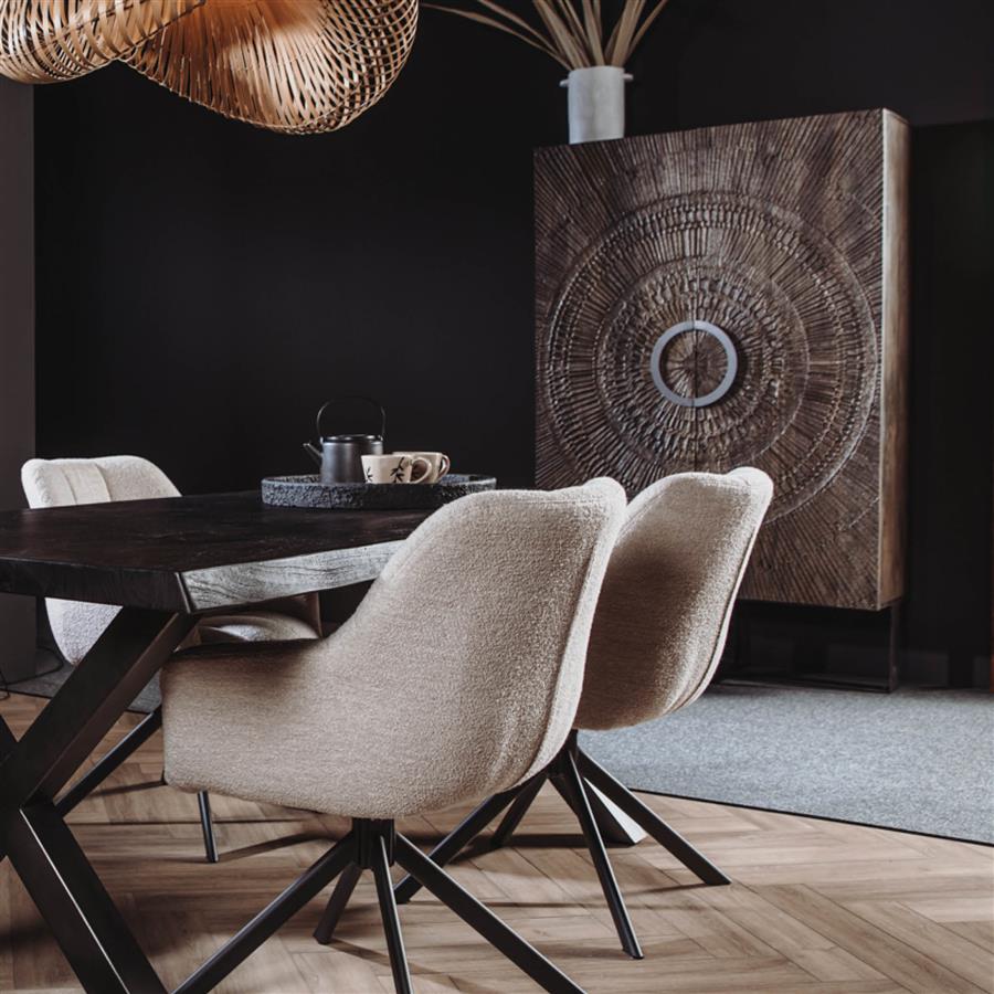 Opbergkast – Padua – Bruin – 120 x 190 cm – Tower Living