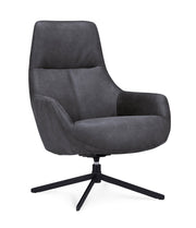 Fauteuil Hampton - Microleder Antraciet 67