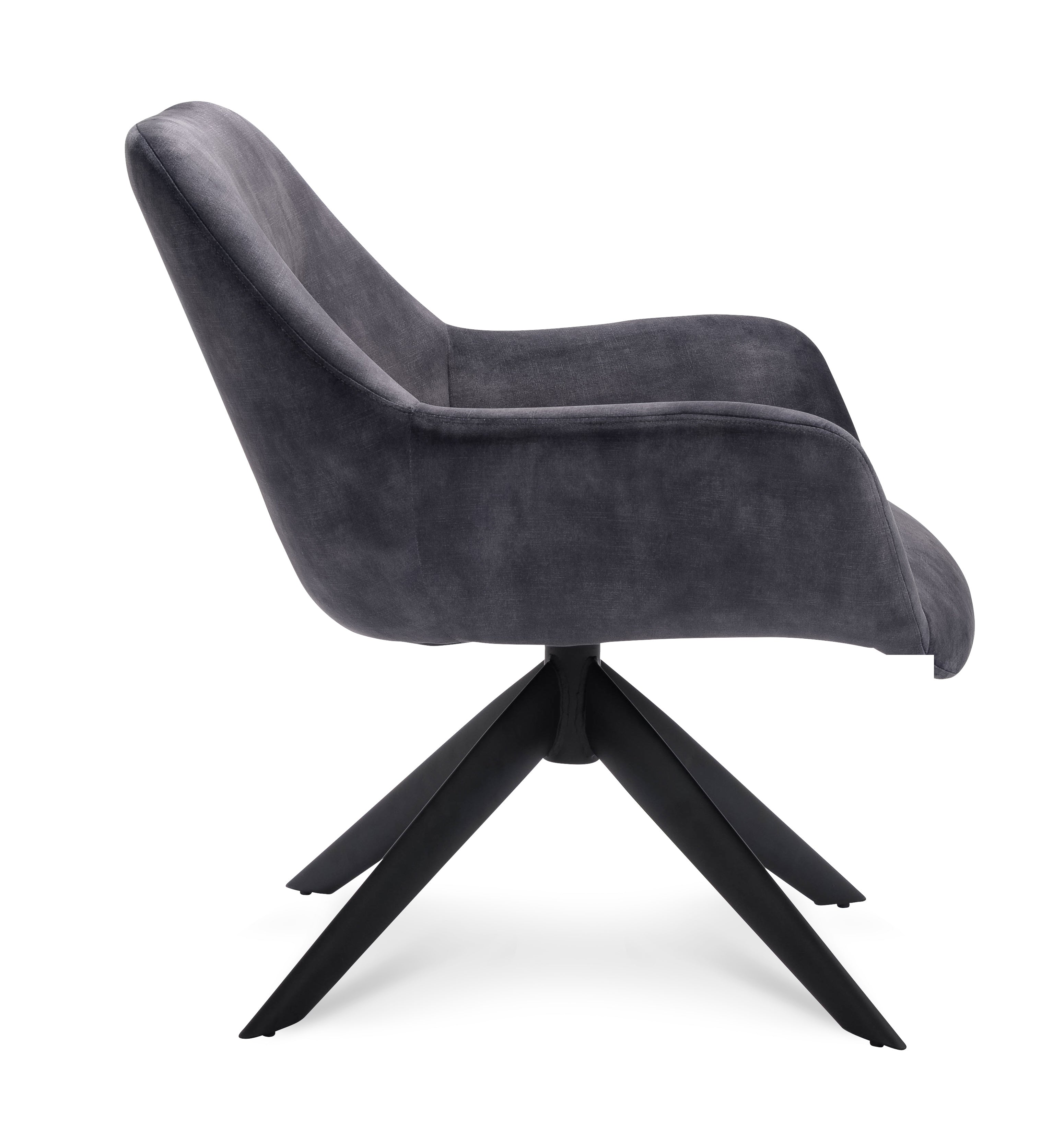 Fauteuil Vegas Stof Adore Hunter Leg Black
