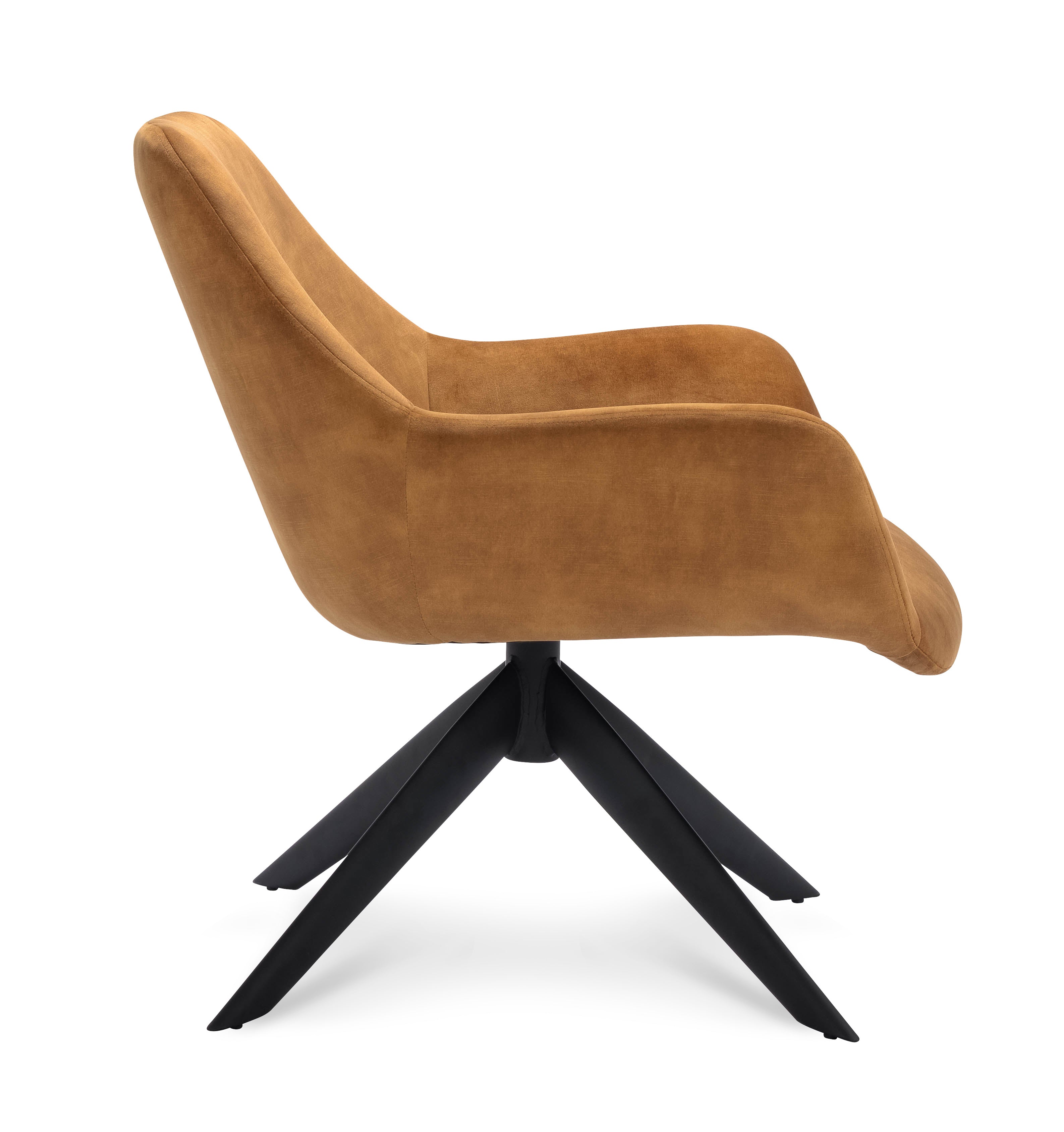 Fauteuil Vegas Stof Adore Anthracite Leg Black