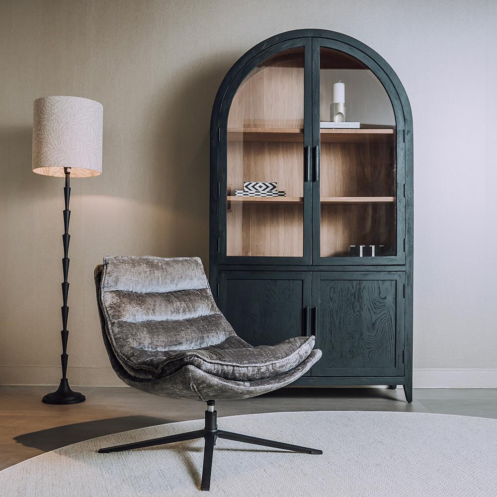 Venice Fauteuil - Dark Grey - Draaibaar