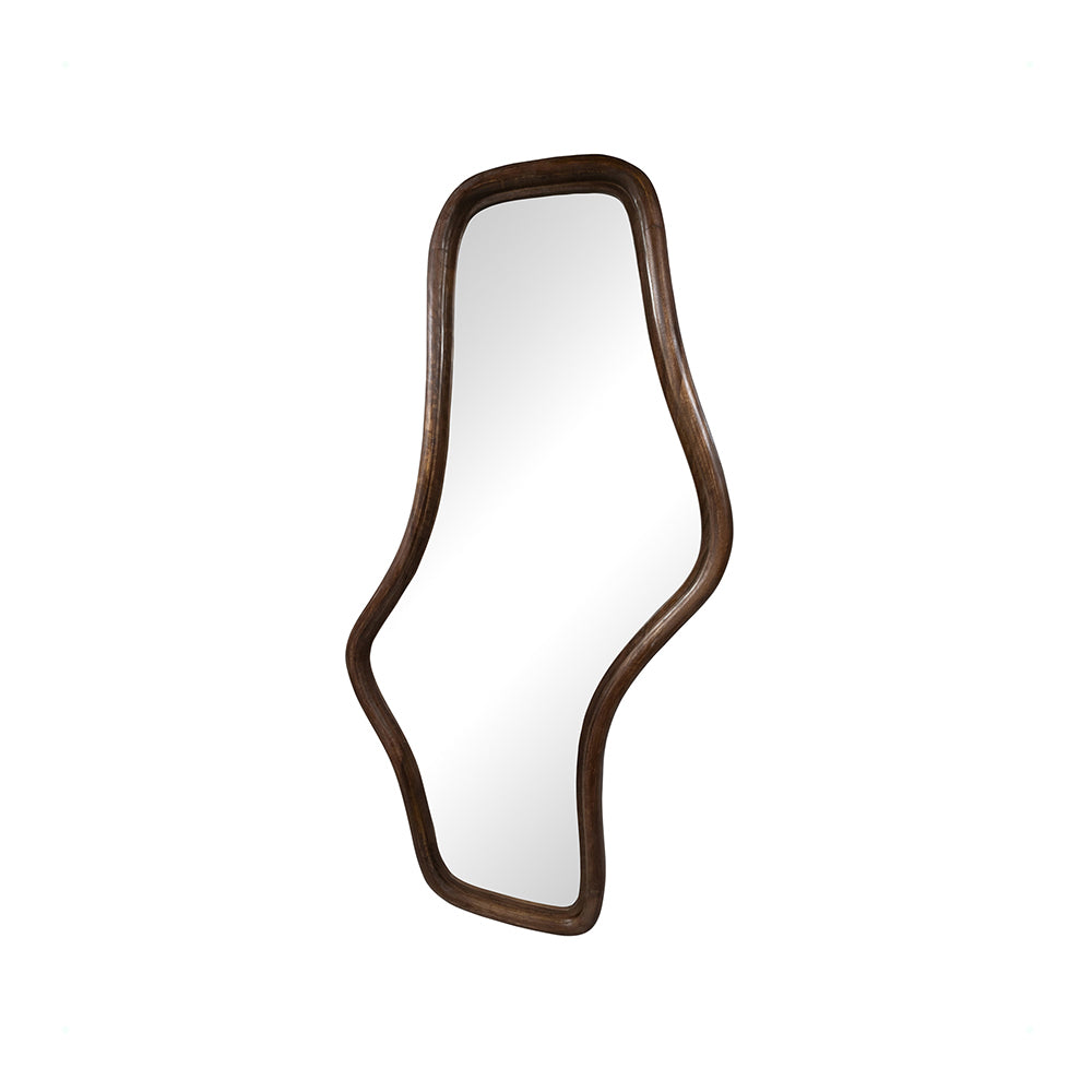 Wavy spiegel 121, Mango Matt Walnut