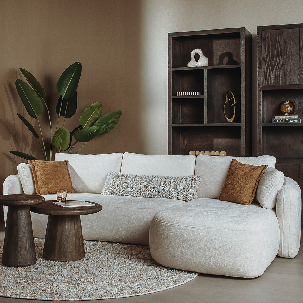 Bijzettafel – Asti – Bruin – 40 x 40 x 55 cm – Tower Living