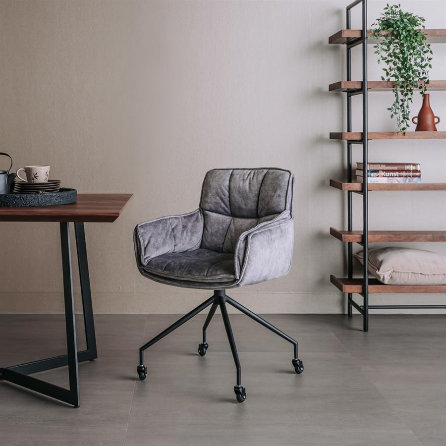 Armstoel – Saronno – Grijs – Tower Living