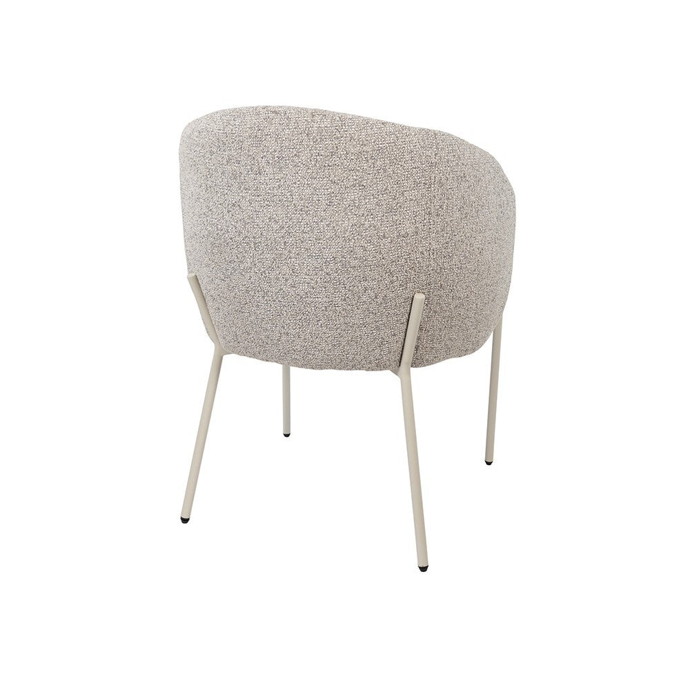 Adele – eetkamerstoel – beige poten – Puente – Stone 09 – afbeelding 3