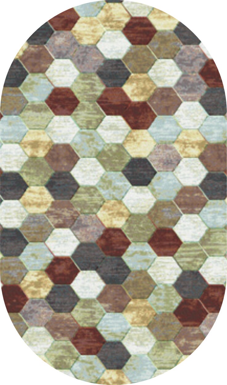 Vloerkleed Amado kleur 4248 ovaal