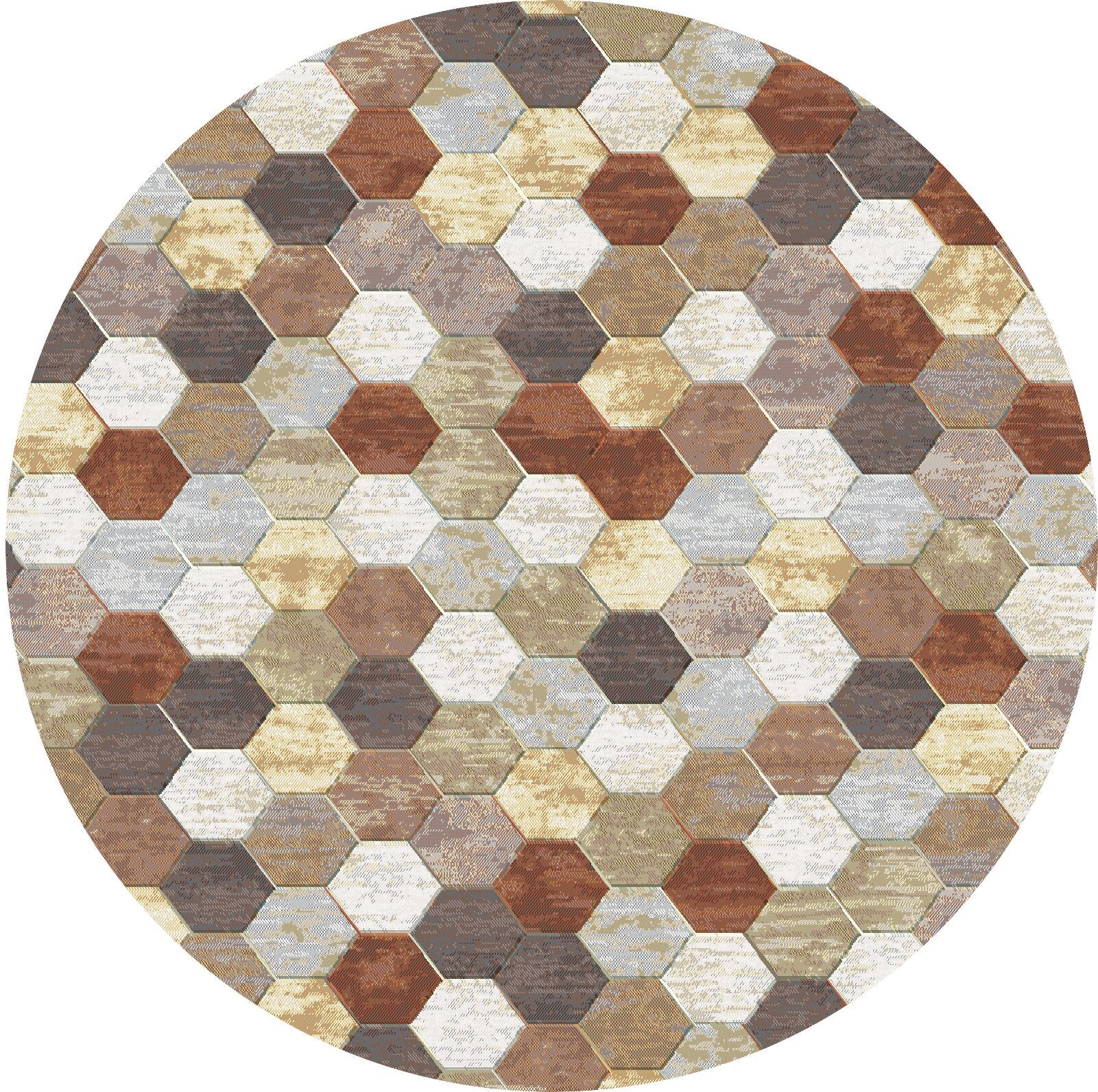 Vloerkleed Amado kleur 4248 rond