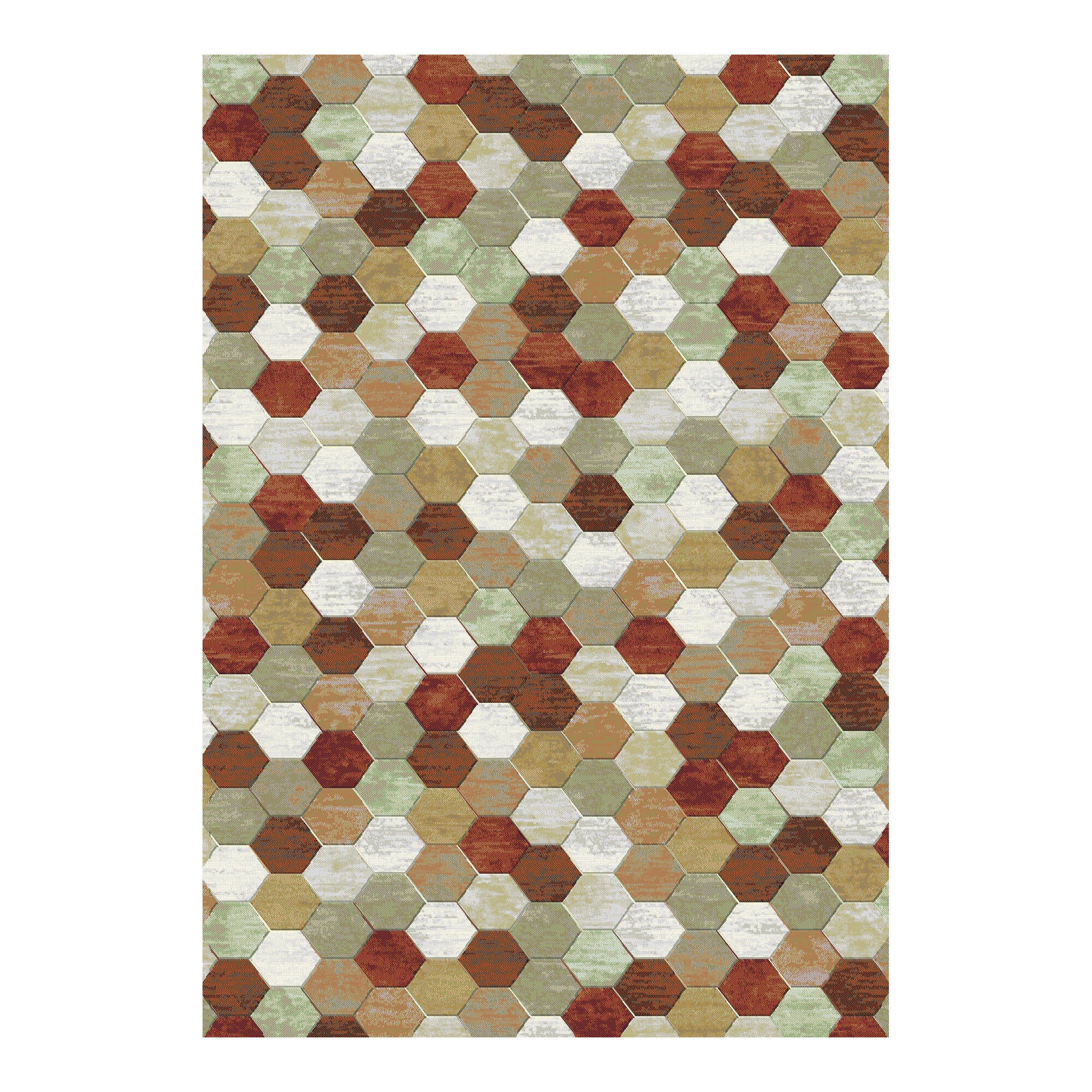 Vloerkleed Amado Beige Multicolor - rechthoek