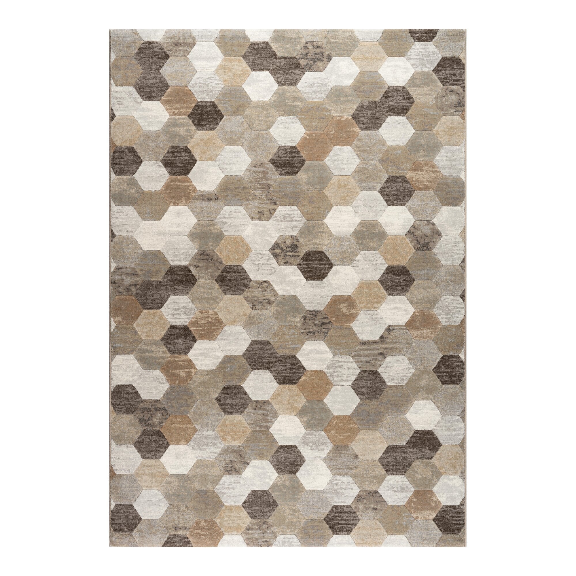 Vloerkleed Amado Taupe Bruin - rechthoek