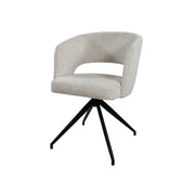 Armstoel Claus – draaipoot 360 – Milan – Cream 103