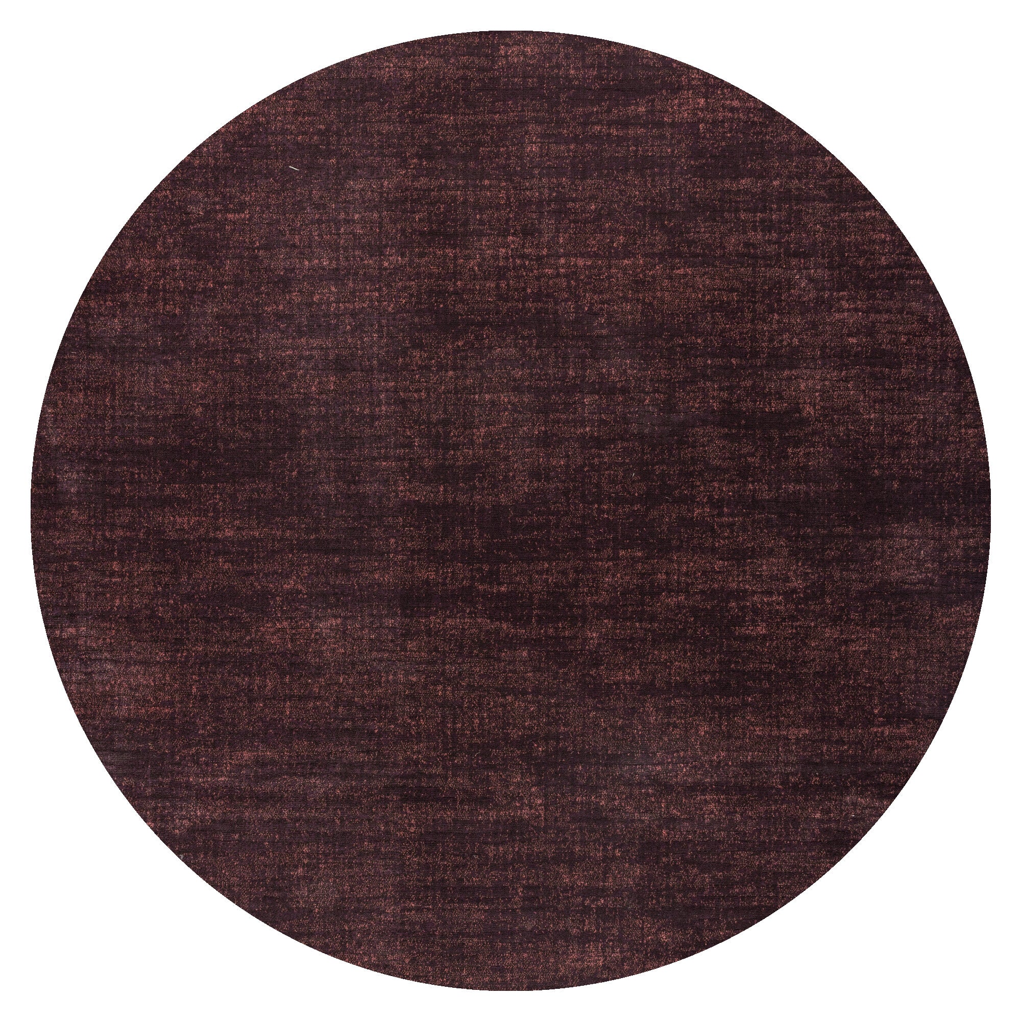 Vloerkleed Arold Bordeaux - rond