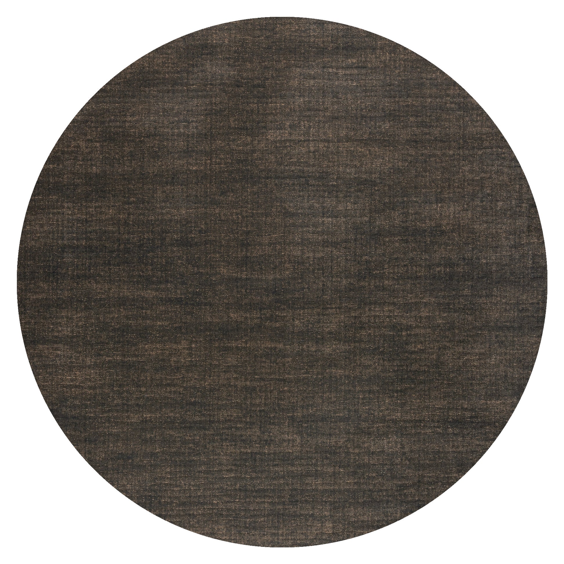 Vloerkleed Arold Bruin - rond