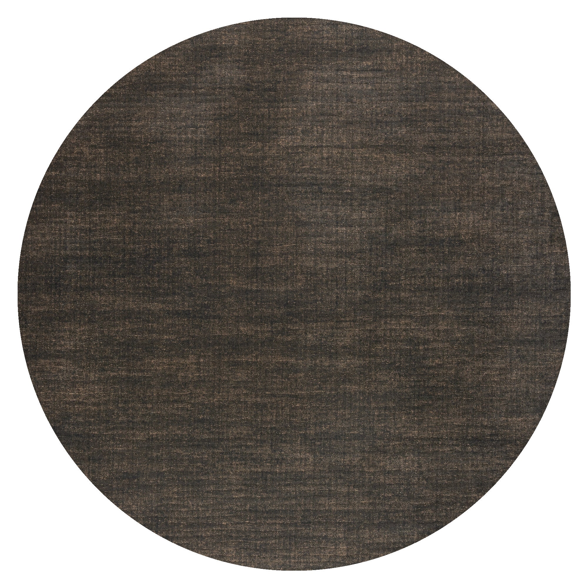 Vloerkleed Arold Bruin - rond