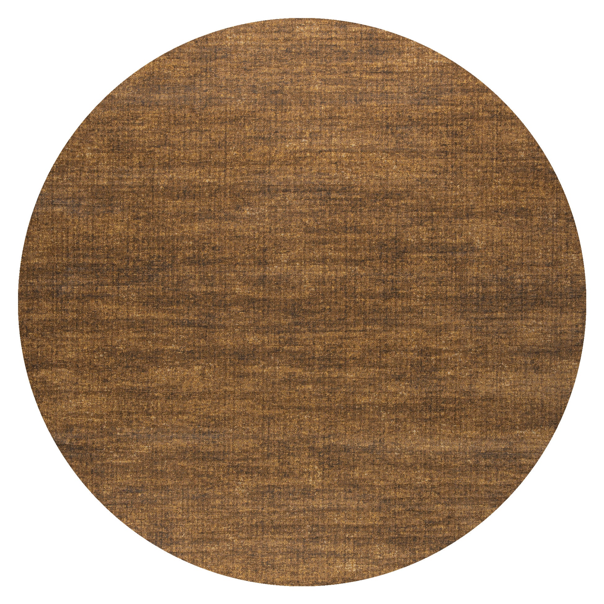 Vloerkleed Arold Oker - rond