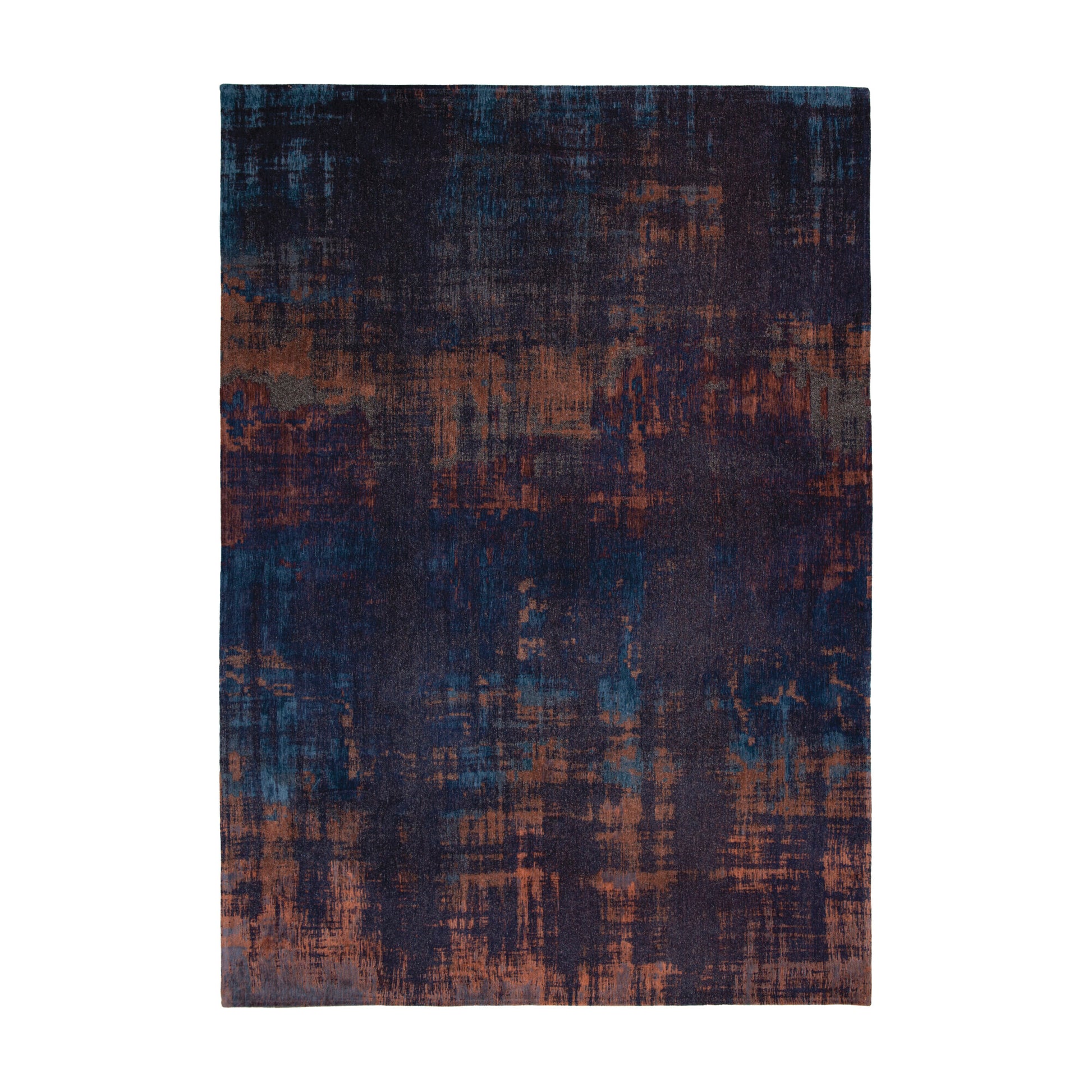 Vloerkleed Atlantic Donkerblauw - vlak