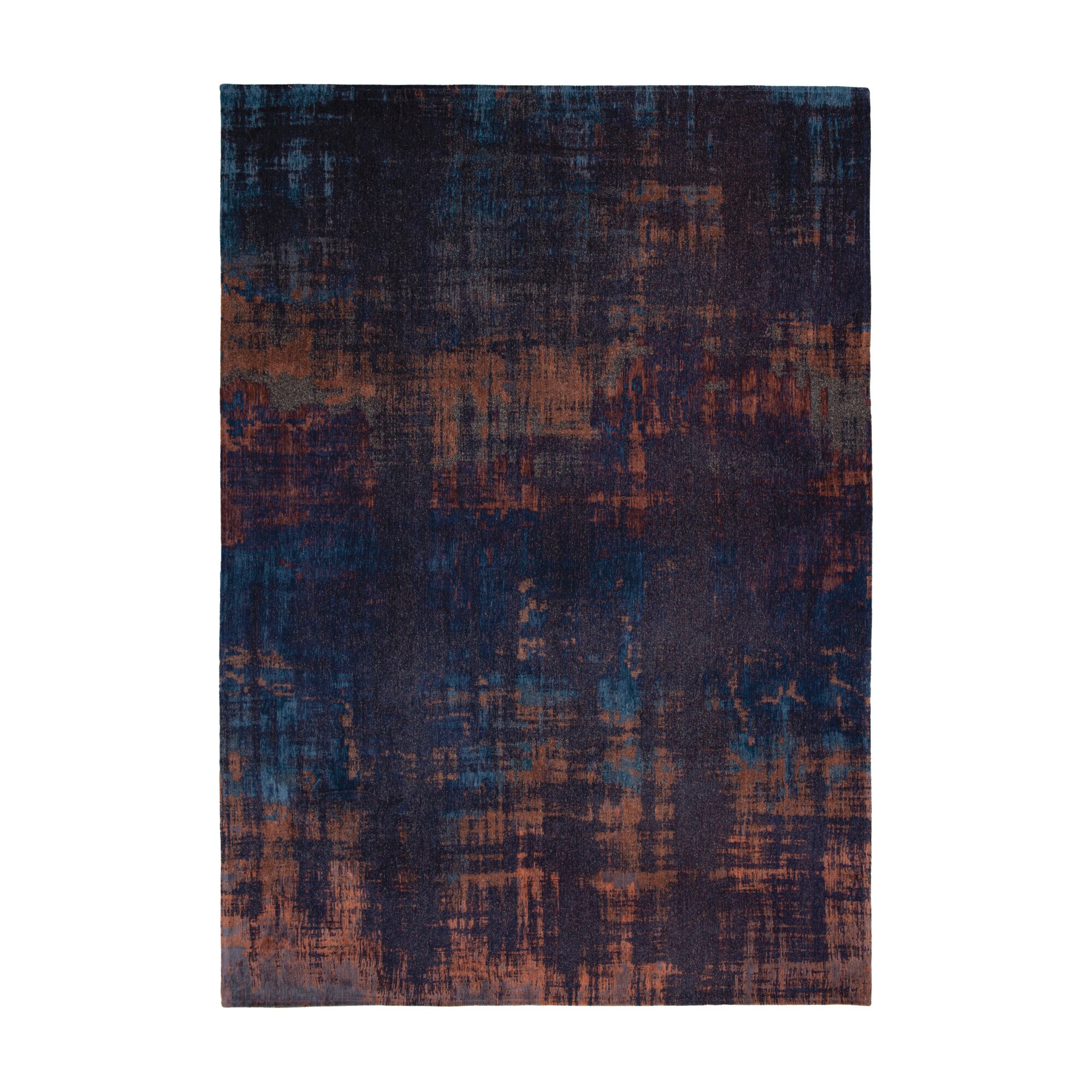 Vloerkleed Atlantic Donkerblauw - vlak