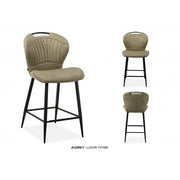 Barstoel Mila 1 zits - Luxor Anthracite