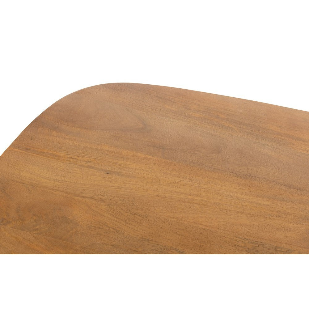 Bartafel deens ovaal 160, Mango Smooth Natural – afbeelding 2