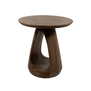 Bijzettafel Bremen Ø50, H50, Mango Matt Walnut
