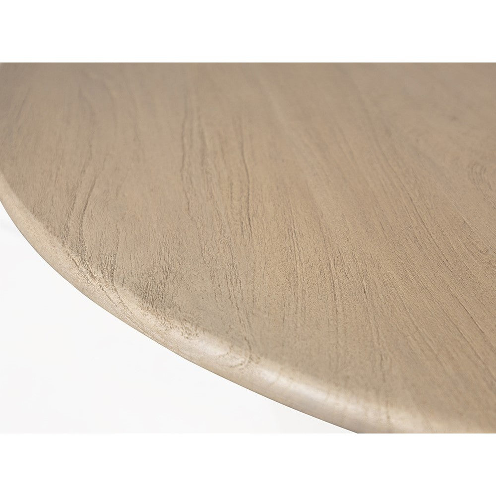 Bijzettafel Ø50, H50, Acacia Weathered Wood – afbeelding 3