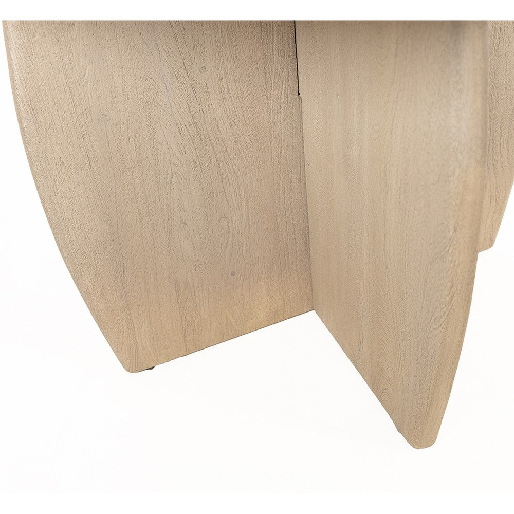 Bijzettafel Ø50, H50, Acacia Weathered Wood – afbeelding 5