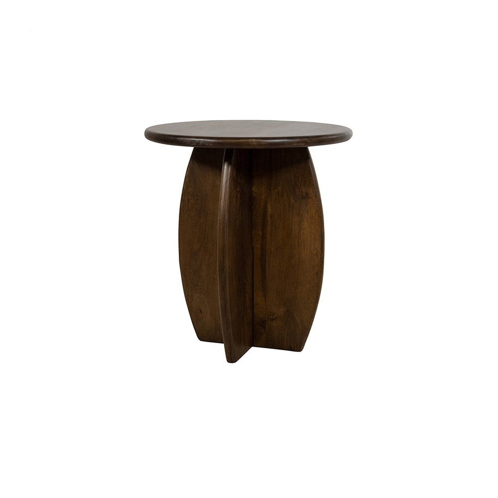Bijzettafel Ø50, Mango Brown Walnut – Belly