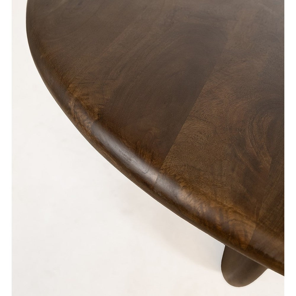 Bijzettafel Ø50, Mango Brown Walnut – Belly – afbeelding 3