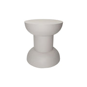 Bijzettafel Parma, Ø45, H50, Off-White