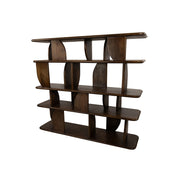 Boekenkast Oregano 140, Mango Brown Walnut