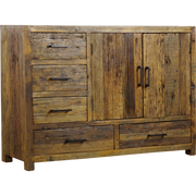Brent Dressoir 160 cm — Massief gerecycled reclaim hout — De Friese Meubeljongens