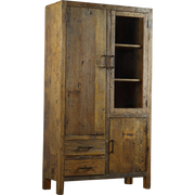 Brent Kabinet 180 cm — Massief gerecycled reclaim hout — De Friese Meubeljongens