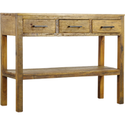 Brent Sidetable 110 cm — Massief gerecycled reclaim hout — De Friese Meubeljongens