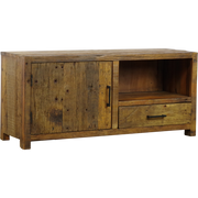 Brent TV-meubel 120 cm — Massief gerecycled reclaim hout — De Friese Meubeljongens
