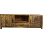 Brent TV-meubel 160 cm — Massief gerecycled reclaim hout — De Friese Meubeljongens