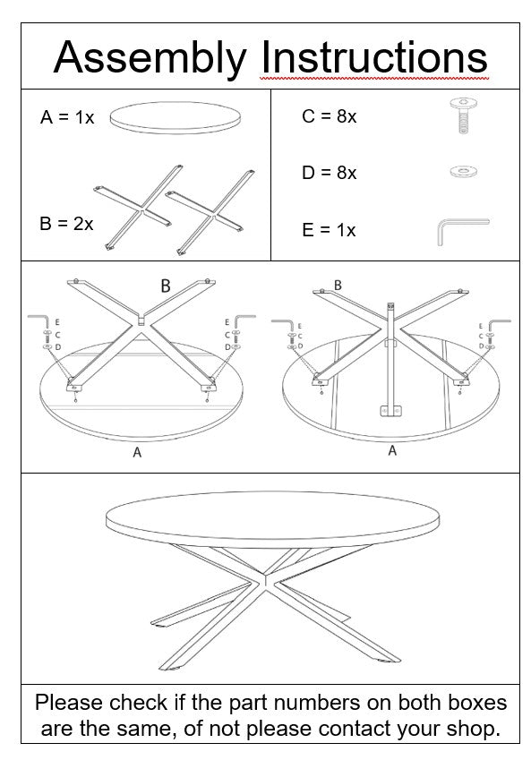 Brix Sturdy Round 130 cm