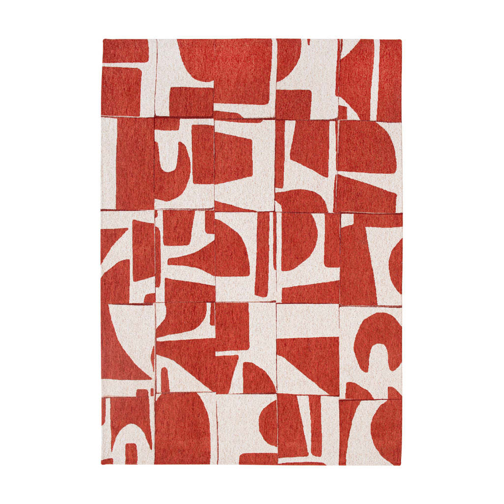 Vloerkleed Craft Papercut Roest