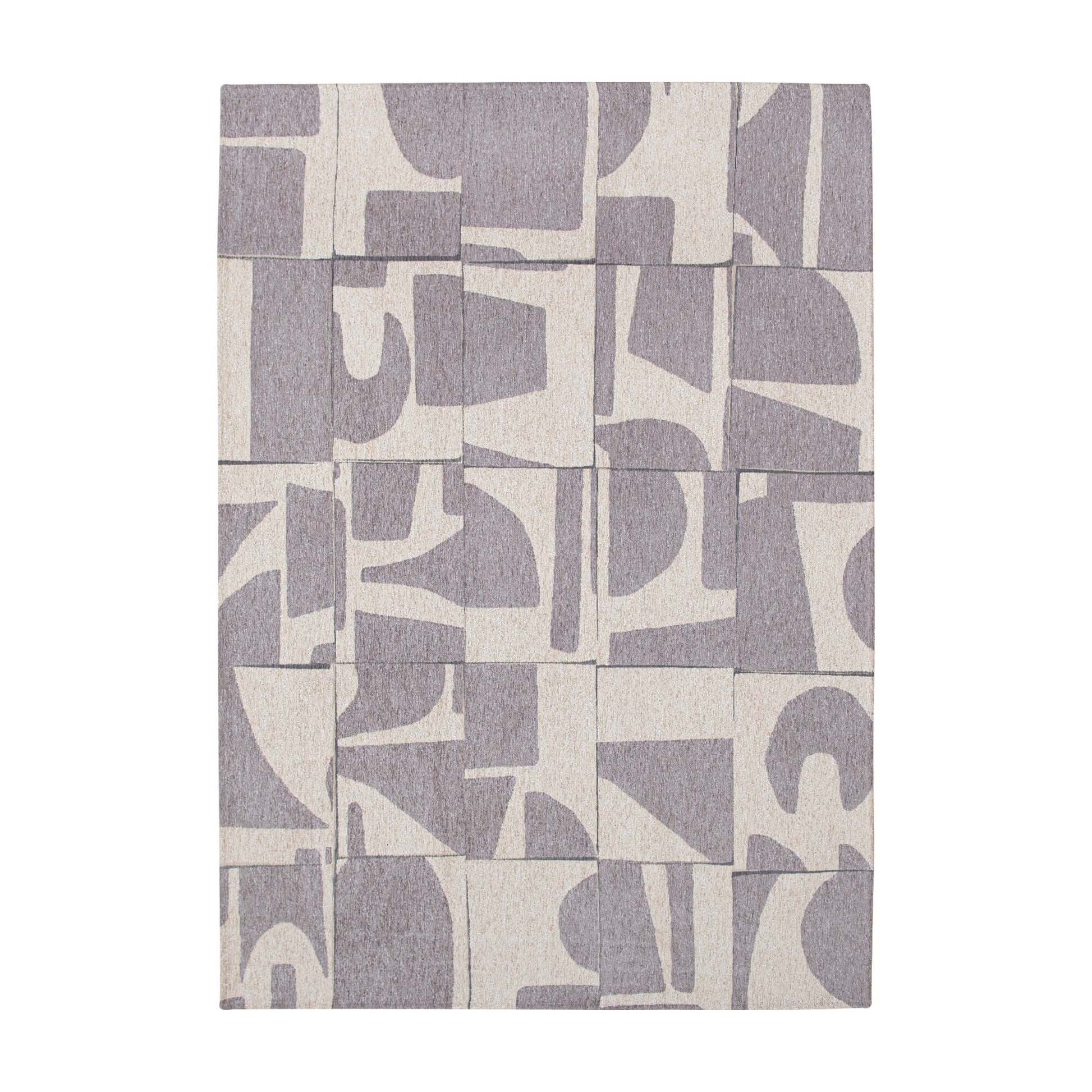 Vloerkleed Craft Papercut Grijs - vlak