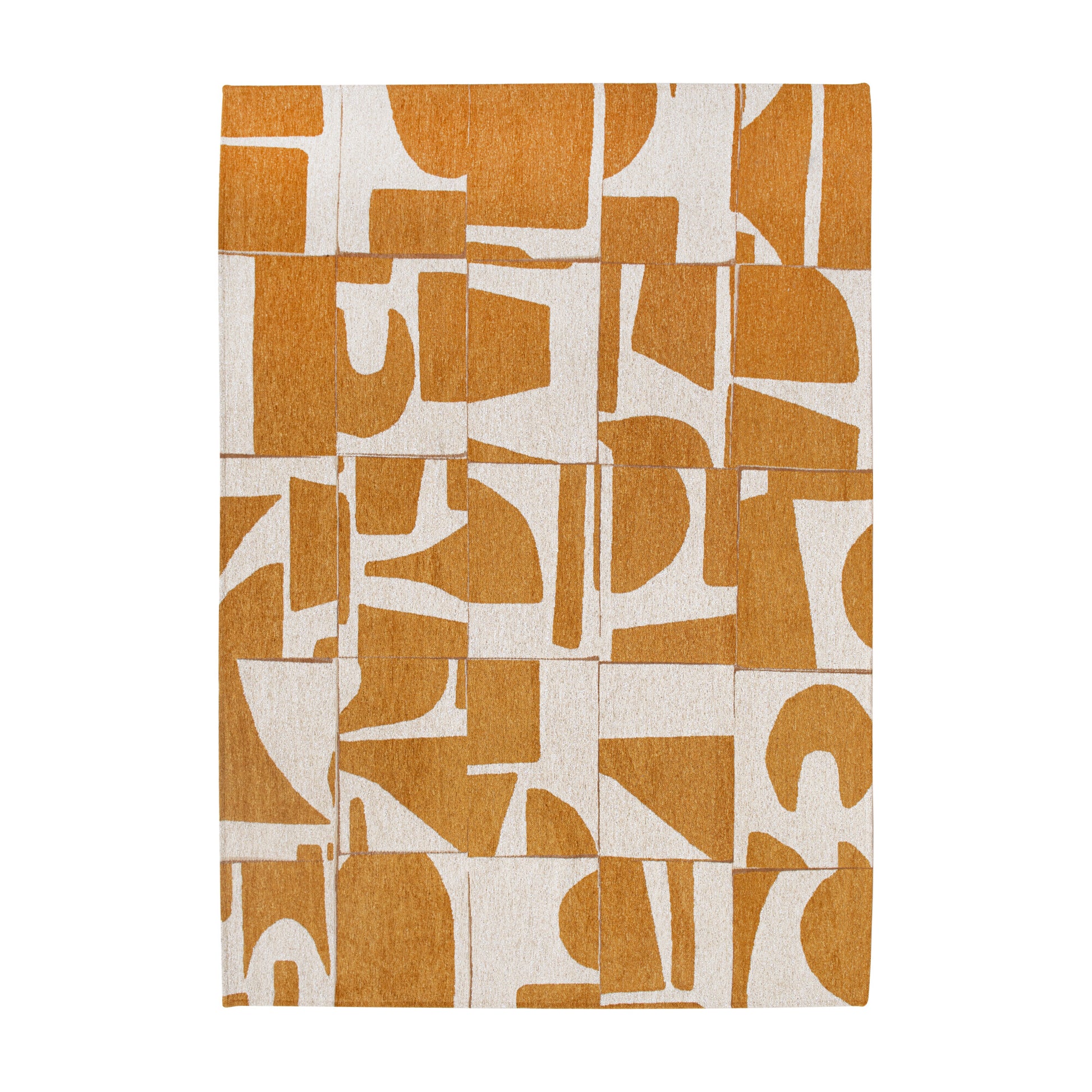 Vloerkleed Craft Papercut Curry - vlak